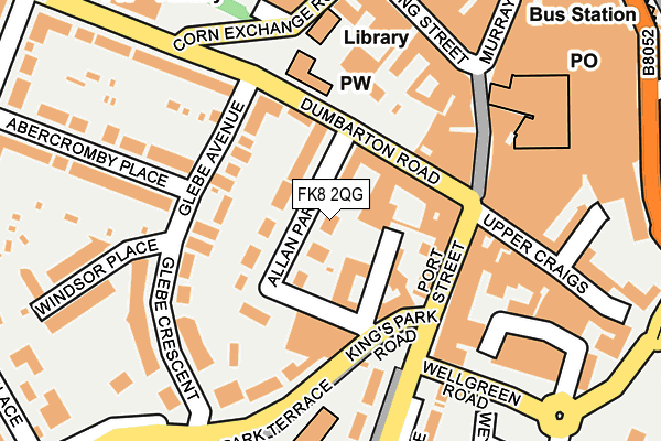 FK8 2QG map - OS OpenMap – Local (Ordnance Survey) FK8 2QG map - OS OpenMap – Local (Ordnance Survey)