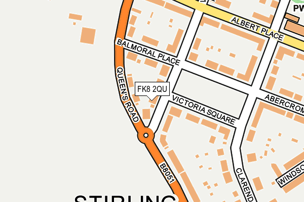 FK8 2QU map - OS OpenMap – Local (Ordnance Survey) FK8 2QU map - OS OpenMap – Local (Ordnance Survey)