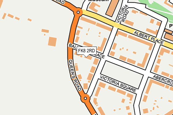 FK8 2RD map - OS OpenMap – Local (Ordnance Survey) FK8 2RD map - OS OpenMap – Local (Ordnance Survey)