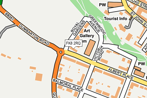FK8 2RQ map - OS OpenMap – Local (Ordnance Survey) FK8 2RQ map - OS OpenMap – Local (Ordnance Survey)