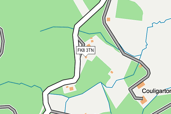 FK8 3TN map - OS OpenMap – Local (Ordnance Survey) FK8 3TN map - OS OpenMap – Local (Ordnance Survey)