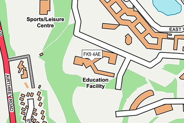 FK9 4AE map - OS OpenMap – Local (Ordnance Survey) FK9 4AE map - OS OpenMap – Local (Ordnance Survey)