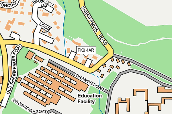 FK9 4AR map - OS OpenMap – Local (Ordnance Survey) FK9 4AR map - OS OpenMap – Local (Ordnance Survey)