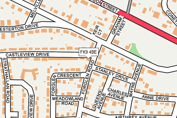 FK9 4BE map - OS OpenMap – Local (Ordnance Survey) FK9 4BE map - OS OpenMap – Local (Ordnance Survey)