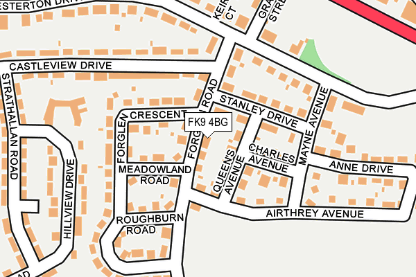FK9 4BG map - OS OpenMap – Local (Ordnance Survey) FK9 4BG map - OS OpenMap – Local (Ordnance Survey)