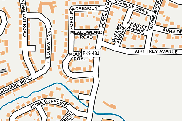 FK9 4BJ map - OS OpenMap – Local (Ordnance Survey) FK9 4BJ map - OS OpenMap – Local (Ordnance Survey)