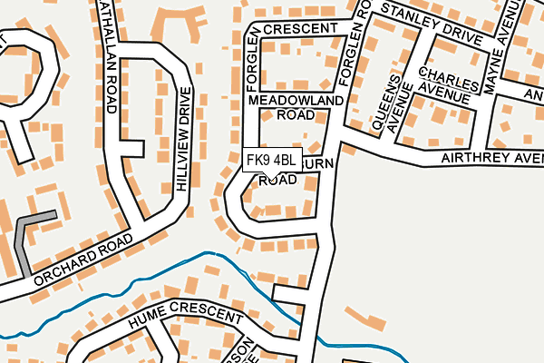 FK9 4BL map - OS OpenMap – Local (Ordnance Survey) FK9 4BL map - OS OpenMap – Local (Ordnance Survey)