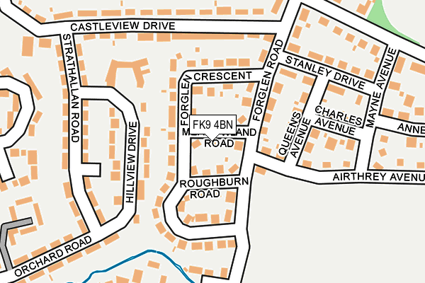 FK9 4BN map - OS OpenMap – Local (Ordnance Survey) FK9 4BN map - OS OpenMap – Local (Ordnance Survey)