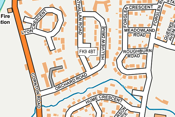 FK9 4BT map - OS OpenMap – Local (Ordnance Survey) FK9 4BT map - OS OpenMap – Local (Ordnance Survey)