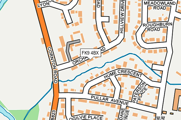 FK9 4BX map - OS OpenMap – Local (Ordnance Survey) FK9 4BX map - OS OpenMap – Local (Ordnance Survey)