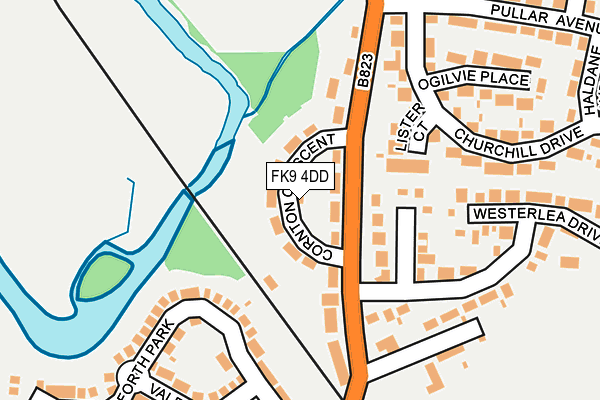FK9 4DD map - OS OpenMap – Local (Ordnance Survey) FK9 4DD map - OS OpenMap – Local (Ordnance Survey)