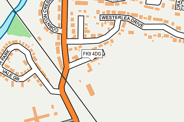 FK9 4DG map - OS OpenMap – Local (Ordnance Survey) FK9 4DG map - OS OpenMap – Local (Ordnance Survey)