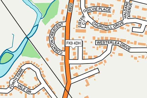 FK9 4DH map - OS OpenMap – Local (Ordnance Survey) FK9 4DH map - OS OpenMap – Local (Ordnance Survey)