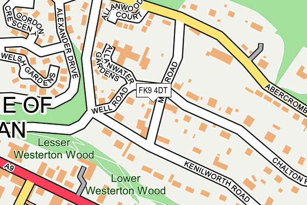 FK9 4DT map - OS OpenMap – Local (Ordnance Survey) FK9 4DT map - OS OpenMap – Local (Ordnance Survey)