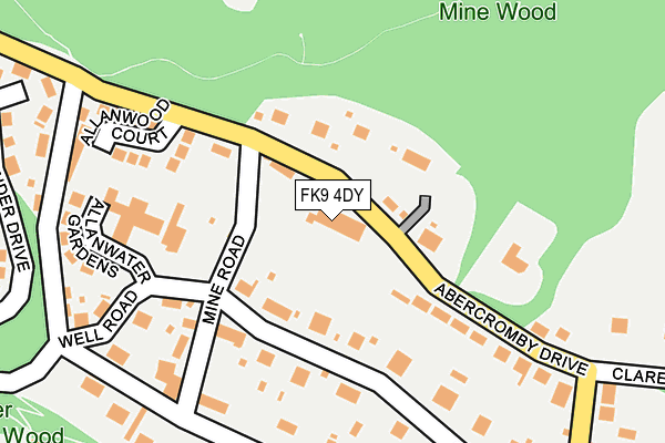 FK9 4DY map - OS OpenMap – Local (Ordnance Survey) FK9 4DY map - OS OpenMap – Local (Ordnance Survey)