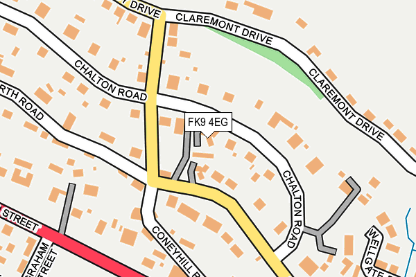 FK9 4EG map - OS OpenMap – Local (Ordnance Survey) FK9 4EG map - OS OpenMap – Local (Ordnance Survey)
