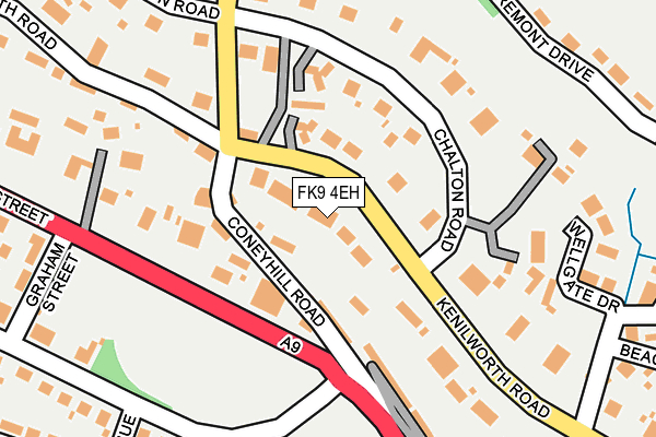 FK9 4EH map - OS OpenMap – Local (Ordnance Survey) FK9 4EH map - OS OpenMap – Local (Ordnance Survey)