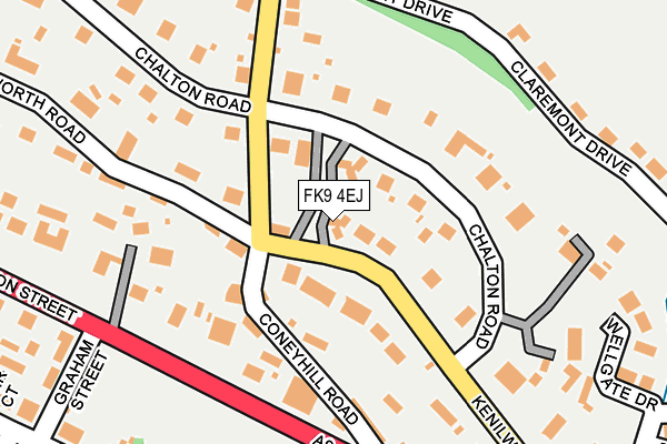 FK9 4EJ map - OS OpenMap – Local (Ordnance Survey) FK9 4EJ map - OS OpenMap – Local (Ordnance Survey)