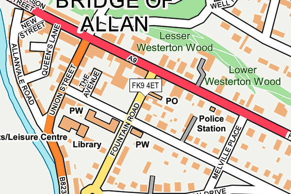 FK9 4ET map - OS OpenMap – Local (Ordnance Survey) FK9 4ET map - OS OpenMap – Local (Ordnance Survey)
