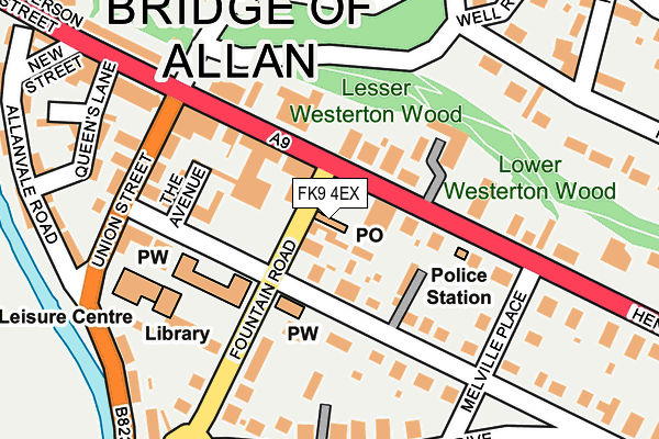 FK9 4EX map - OS OpenMap – Local (Ordnance Survey) FK9 4EX map - OS OpenMap – Local (Ordnance Survey)