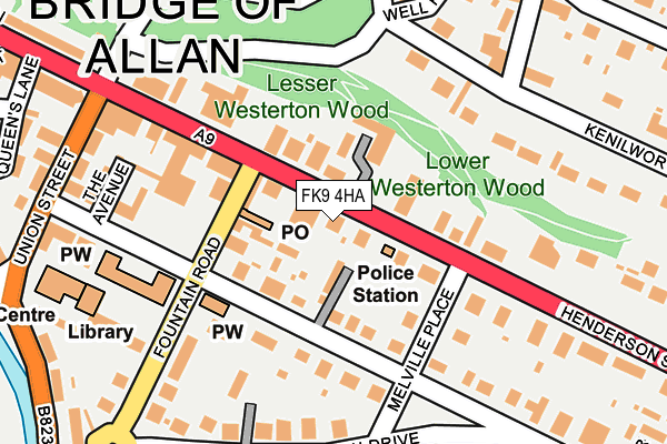 FK9 4HA map - OS OpenMap – Local (Ordnance Survey) FK9 4HA map - OS OpenMap – Local (Ordnance Survey)