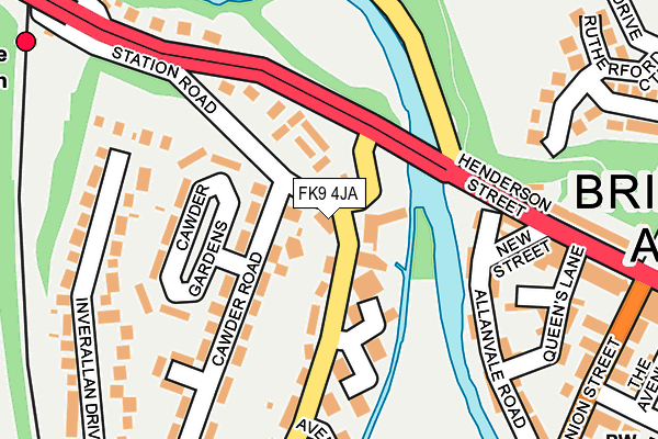 FK9 4JA map - OS OpenMap – Local (Ordnance Survey) FK9 4JA map - OS OpenMap – Local (Ordnance Survey)