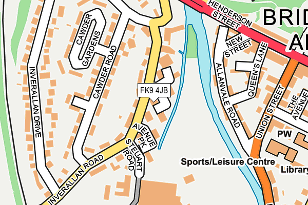 FK9 4JB map - OS OpenMap – Local (Ordnance Survey) FK9 4JB map - OS OpenMap – Local (Ordnance Survey)