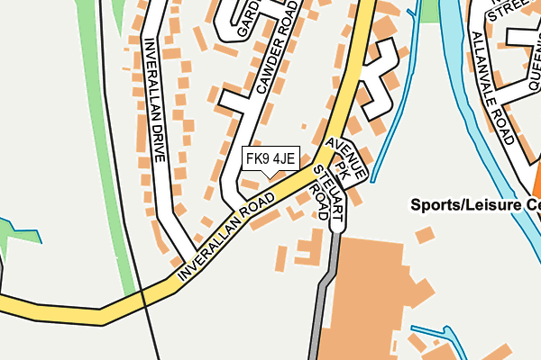 FK9 4JE map - OS OpenMap – Local (Ordnance Survey) FK9 4JE map - OS OpenMap – Local (Ordnance Survey)