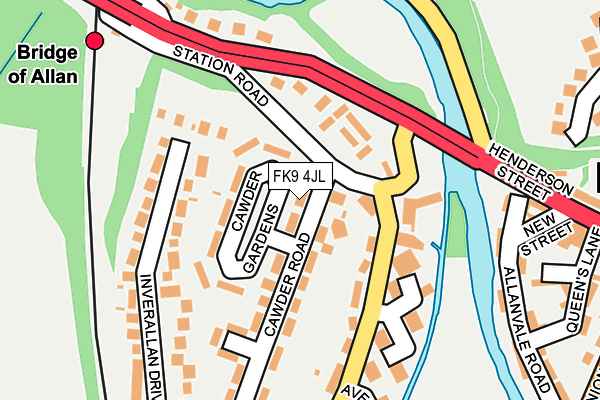 FK9 4JL map - OS OpenMap – Local (Ordnance Survey) FK9 4JL map - OS OpenMap – Local (Ordnance Survey)
