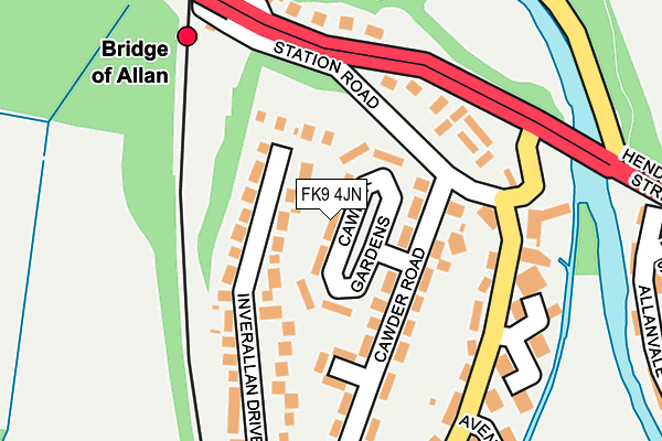FK9 4JN map - OS OpenMap – Local (Ordnance Survey) FK9 4JN map - OS OpenMap – Local (Ordnance Survey)