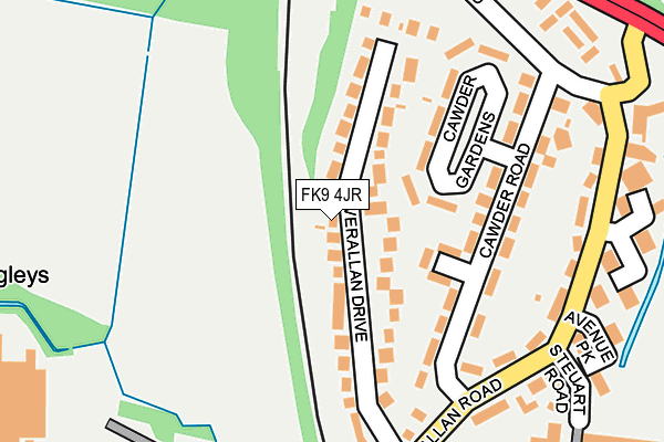 FK9 4JR map - OS OpenMap – Local (Ordnance Survey) FK9 4JR map - OS OpenMap – Local (Ordnance Survey)
