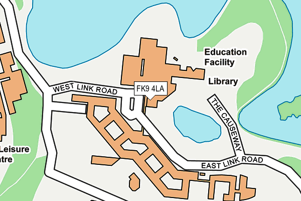 FK9 4LA map - OS OpenMap – Local (Ordnance Survey) FK9 4LA map - OS OpenMap – Local (Ordnance Survey)