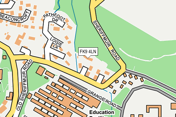 FK9 4LN map - OS OpenMap – Local (Ordnance Survey) FK9 4LN map - OS OpenMap – Local (Ordnance Survey)