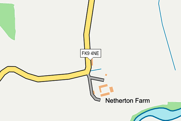 FK9 4NE map - OS OpenMap – Local (Ordnance Survey) FK9 4NE map - OS OpenMap – Local (Ordnance Survey)