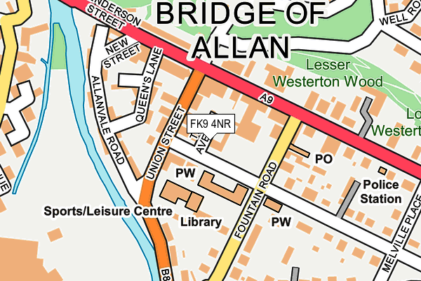 FK9 4NR map - OS OpenMap – Local (Ordnance Survey) FK9 4NR map - OS OpenMap – Local (Ordnance Survey)
