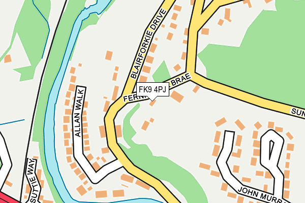 FK9 4PJ map - OS OpenMap – Local (Ordnance Survey) FK9 4PJ map - OS OpenMap – Local (Ordnance Survey)
