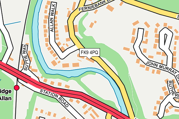 FK9 4PQ map - OS OpenMap – Local (Ordnance Survey) FK9 4PQ map - OS OpenMap – Local (Ordnance Survey)