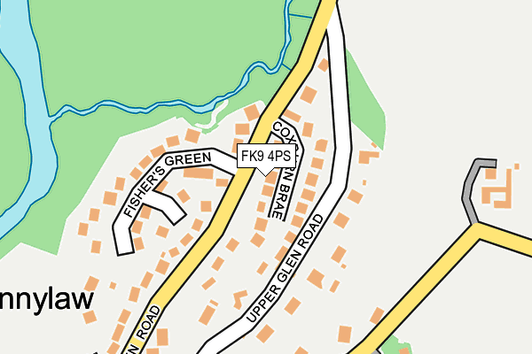 FK9 4PS map - OS OpenMap – Local (Ordnance Survey) FK9 4PS map - OS OpenMap – Local (Ordnance Survey)