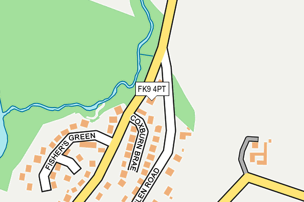 FK9 4PT map - OS OpenMap – Local (Ordnance Survey) FK9 4PT map - OS OpenMap – Local (Ordnance Survey)