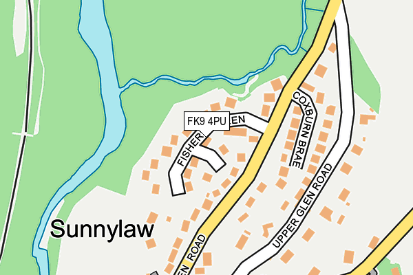 FK9 4PU map - OS OpenMap – Local (Ordnance Survey) FK9 4PU map - OS OpenMap – Local (Ordnance Survey)