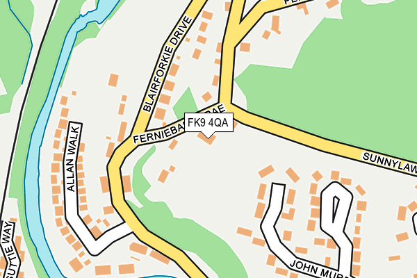 FK9 4QA map - OS OpenMap – Local (Ordnance Survey) FK9 4QA map - OS OpenMap – Local (Ordnance Survey)