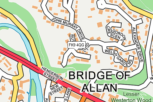 FK9 4QG map - OS OpenMap – Local (Ordnance Survey) FK9 4QG map - OS OpenMap – Local (Ordnance Survey)