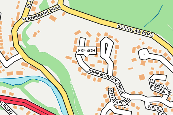 FK9 4QH map - OS OpenMap – Local (Ordnance Survey) FK9 4QH map - OS OpenMap – Local (Ordnance Survey)
