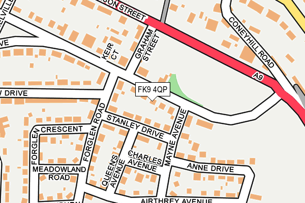 FK9 4QP map - OS OpenMap – Local (Ordnance Survey) FK9 4QP map - OS OpenMap – Local (Ordnance Survey)