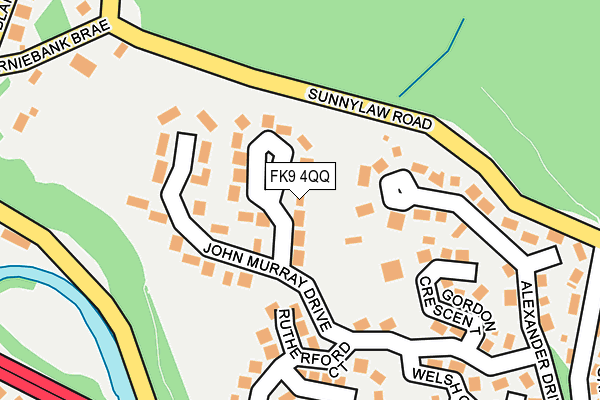 FK9 4QQ map - OS OpenMap – Local (Ordnance Survey) FK9 4QQ map - OS OpenMap – Local (Ordnance Survey)
