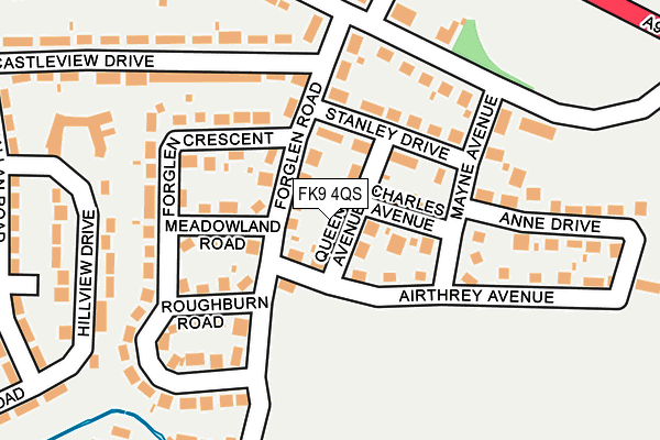 FK9 4QS map - OS OpenMap – Local (Ordnance Survey) FK9 4QS map - OS OpenMap – Local (Ordnance Survey)