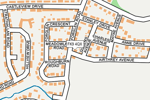 FK9 4QX map - OS OpenMap – Local (Ordnance Survey) FK9 4QX map - OS OpenMap – Local (Ordnance Survey)