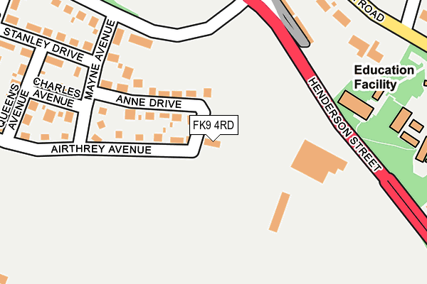 FK9 4RD map - OS OpenMap – Local (Ordnance Survey) FK9 4RD map - OS OpenMap – Local (Ordnance Survey)
