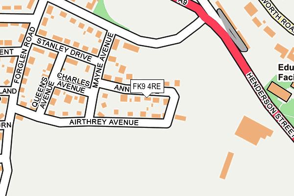 FK9 4RE map - OS OpenMap – Local (Ordnance Survey) FK9 4RE map - OS OpenMap – Local (Ordnance Survey)