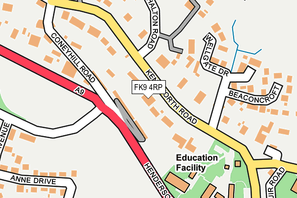 FK9 4RP map - OS OpenMap – Local (Ordnance Survey) FK9 4RP map - OS OpenMap – Local (Ordnance Survey)